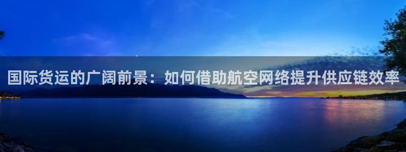 k豆钱包的豆可以互转吗：国际货运的广阔前景：如何借助航空